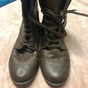 Brown Combat Boots